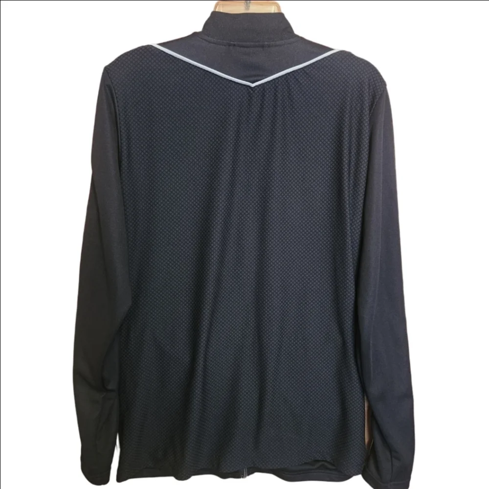 ADIDAS MEN'S TIRO 23 BLACK WHITE LEAGUE TRAINING JACKET SLIM FIT SIZE MEDIUM - Picture 4 of 9